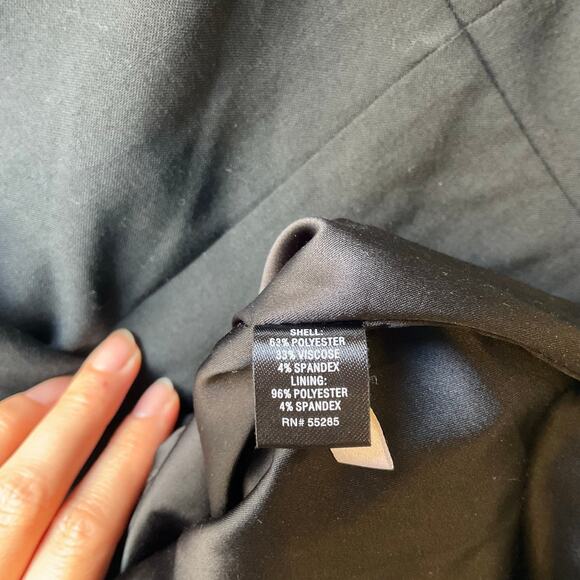 Express Design Studio Women Dress size 2 Sleeveless Knee Length Formal Black - Picture 7 of 9